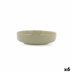 Assiette creuse Quid Duna Vert Céramique 18,5 x 5,3 cm (6 Unités)