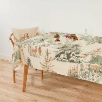 Fleckenabweisende Tischdecke Belum Christmas Deer Bunt 155 x 155 cm