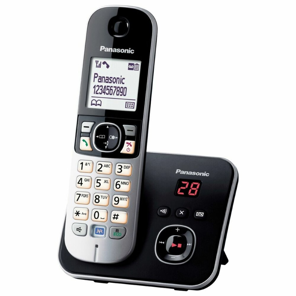 Wireless Phone Panasonic KX-TG6821FRB Black Grey