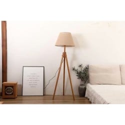 Floor Lamp Romimex Natural 45 x 147 x 45 cm