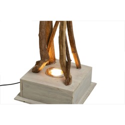 Floor Lamp Romimex Natural 30 x 180 x 30 cm