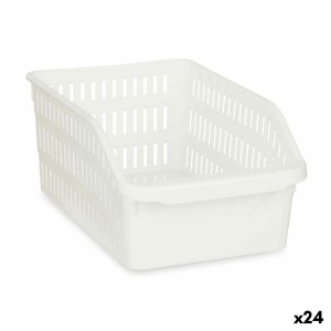 Fridge Organiser White Plastic 20,3 x 12,8 x 30,5 cm (24 Units)