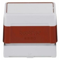 Timbres Brother 22 x 60 mm Monture Rouge (6 Unités)