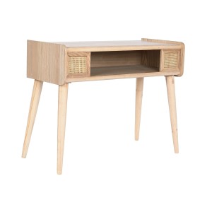 Console Home ESPRIT Rotin Bois de paulownia 80 x 35 x 63 cm