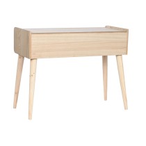 Console Home ESPRIT Rotin Bois de paulownia 80 x 35 x 63 cm