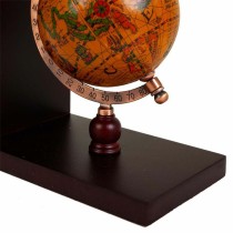 Bookend Alexandra House Living Brown Metal ABS MDF Wood Globe 9 x 16 x 15 cm