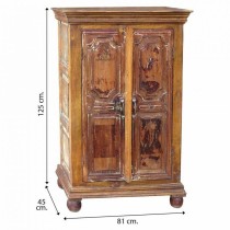 Armoire Alexandra House Living Bois de manguier 45 x 125 x 81 cm