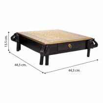 Table d'appoint Alexandra House Living Noir Doré 44 x 15 x 44 cm