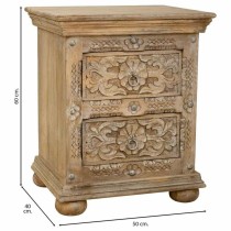 Nightstand Alexandra House Living Brown 40 x 60 x 50 cm