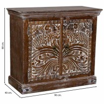 Console Alexandra House Living Marron Bois de manguier 40 x 90 x 80 cm