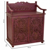 Buffet Alexandra House Living Rose Bois 42 x 70 x 85 cm