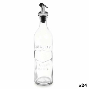 Cruet Vivalto YHP-SZ57A/TH12 Transparent Glass With relief 500 ml (24 Units)