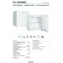 Congélateur Infiniton CV-33L5WEC Blanc 33 L