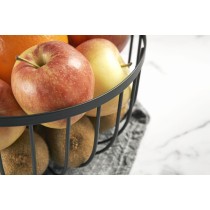 Obstschale Confortime Rustic Schwarz 25 x 25 x 13 cm 390 cm (12 Stück)