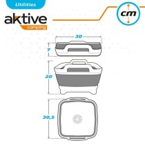 Sink Aktive Foldable 8,5 L Camping 30,5 x 20 x 30 cm 6 Units