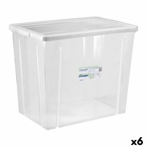 Boîte de rangement avec couvercle Tontarelli Linea box 80 L 59 x 39 x 48 cm (6 Unités)