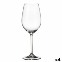 Set de Verres Bohemia Crystal Clara 350 ml Blanc 6 Pièces 6 x 8 x 22 cm (6 Unités) (4 Unités)