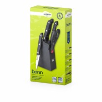 Ensemble de couteaux de cuisine et support San Ignacio SG-4181 Noir Acier inoxydable 6 Pièces