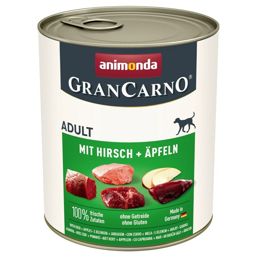 Wet food Animonda GranCarno Adult Deer and apple Deer 800 g