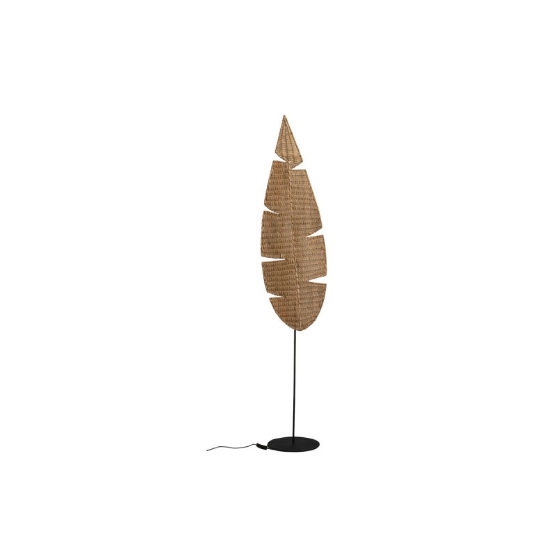 Floor Lamp Romimex Dark brown 35 x 180 x 5 cm Leaf of a plant