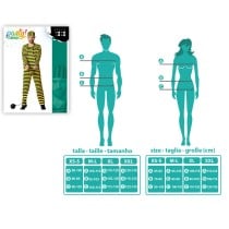 Costume for Adults Yellow Male Prisoner