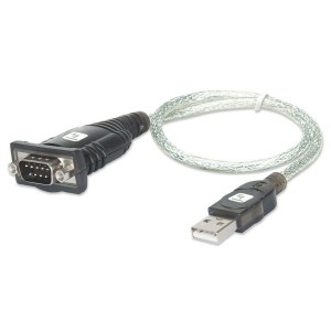 Adaptateur USB vers Port Série Techly IDATA USB-SER-2T 45 cm