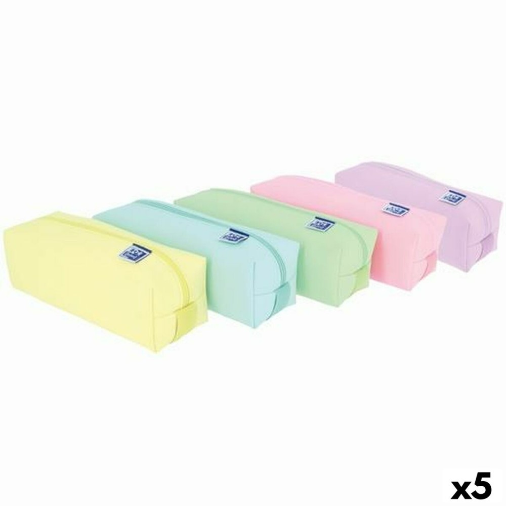 Trousse d'écolier Oxford LIVE & GO 22 x 8 x 7 cm (5 Unités)