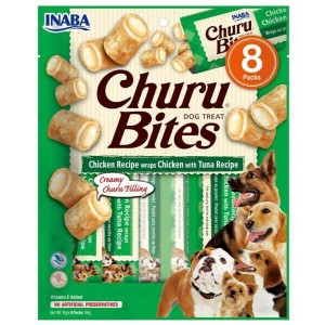 Dog Snack Inaba Churu Bites Chicken Tuna 8 x 12 g