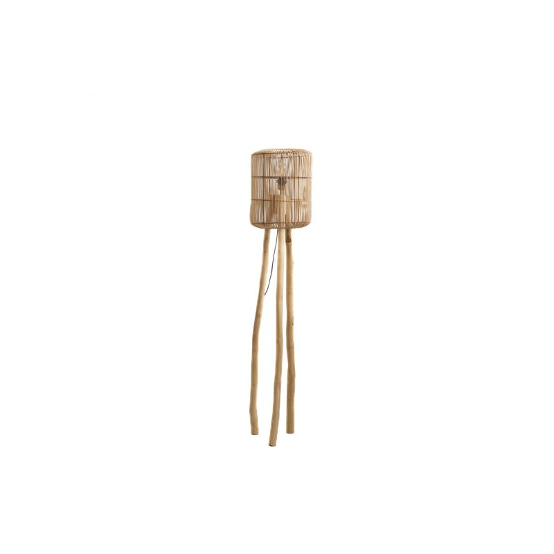 Floor Lamp Romimex Natural 30 x 160 x 30 cm