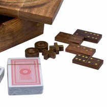 Set de jeux traditionnels Alexandra House Living Marron 23 x 5 x 23 cm 5 en 1