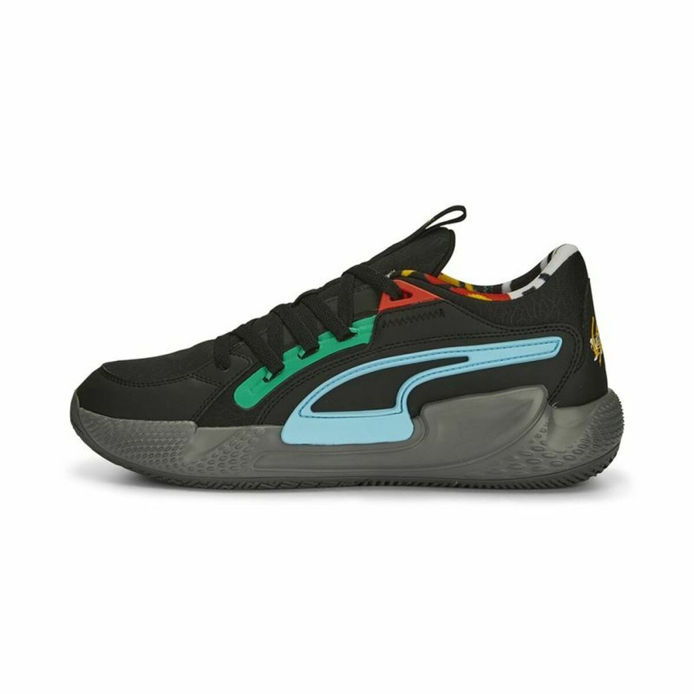 Basketballschuhe für Erwachsene Puma Court Rider Chaos Schwarz