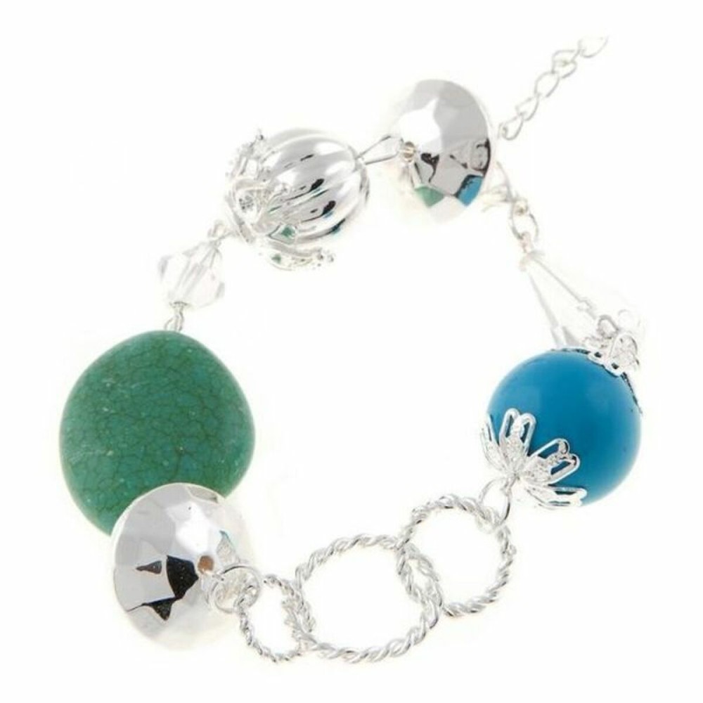 Bracelet Femme Cristian Lay 436210 (23 cm)  Bleu Vert Acier Argenté (23 cm)