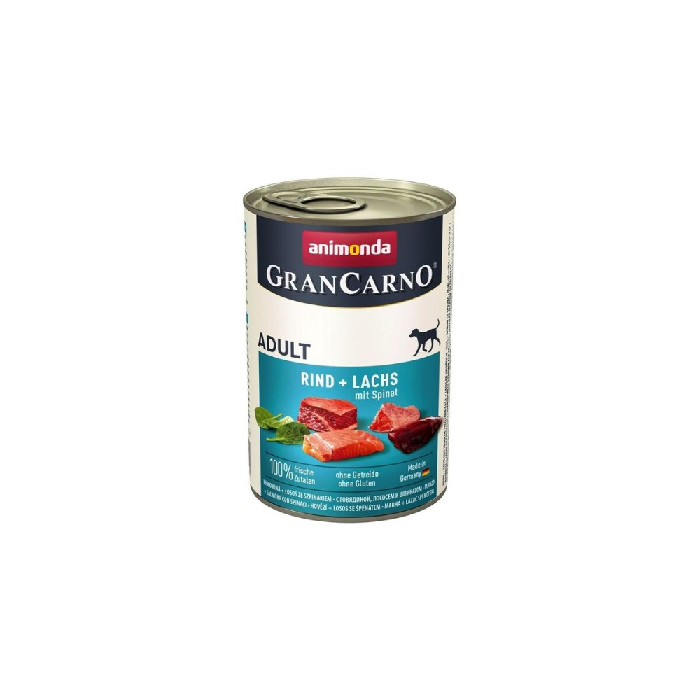 Nassfutter Animonda Grancarno Adult Lachsfarben Spinat 400 g