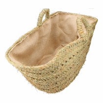 Firewood Basket EDM Esparto grass Oval 60 x 45 x 35 cm