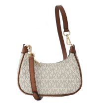 Damen Handtasche Michael Kors Cora Beige 19 x 15 x 6 cm