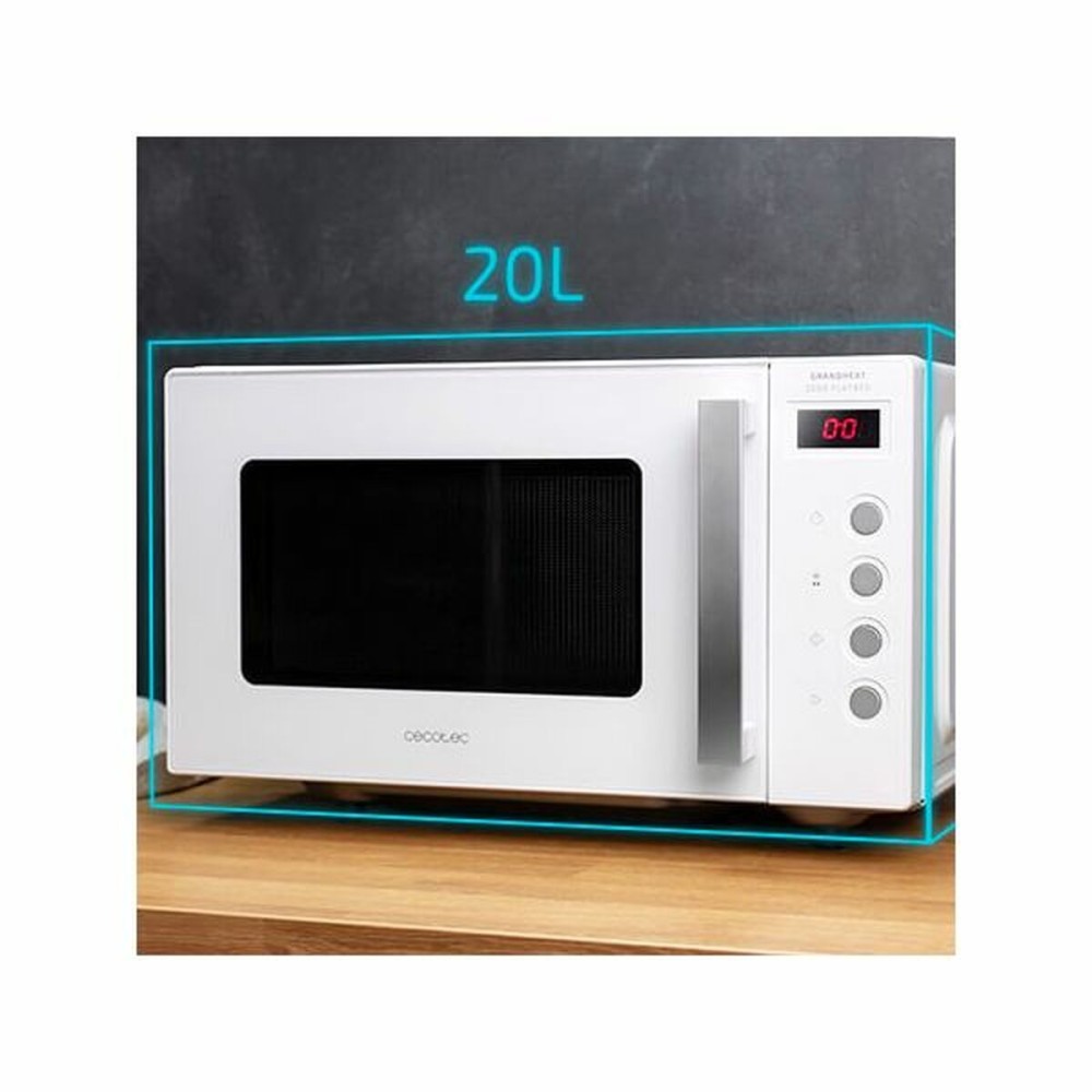 Microwave Cecotec GrandHeat 2000 Flatbed 700W White 20 L