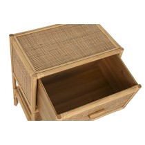 Nachttisch Home ESPRIT Braun Rattan 47 x 30 x 55 cm