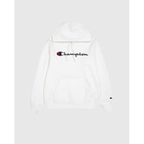 Herren Sweater mit Kapuze Champion HOODED SWEATSHIRT 220253 WHT Weiß