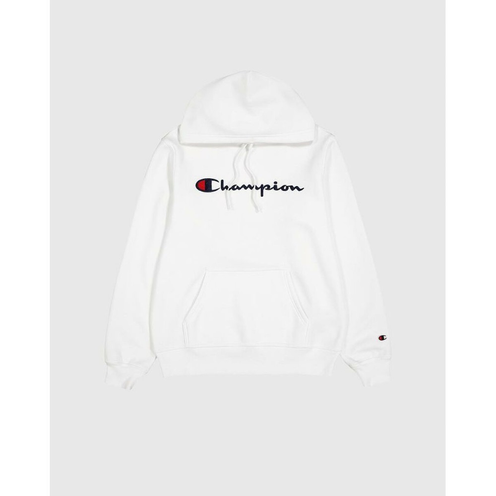 Sweat à capuche homme Champion HOODED SWEATSHIRT 220253 WHT Blanc