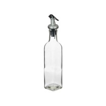 Cruet Transparent Glass Steel 250 ml (12 Units)