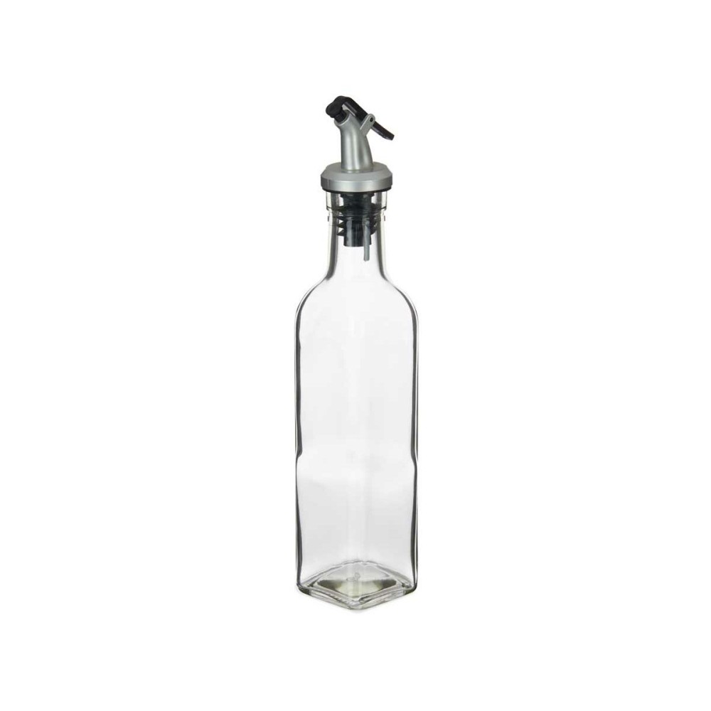 Huilier Vivalto YHP-F0421A/DH12 Transparent verre Acier 250 ml 5 x 24,5 x 5 cm (12 Unités)