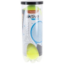 Tennis Balls Aktive 3 Pieces Yellow 12 Units