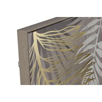 Cadre Home ESPRIT Tropical Feuille d'une plante 75 x 4 x 100 cm (2 Unités)