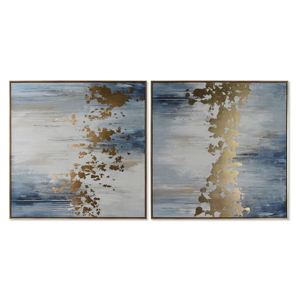 Painting Home ESPRIT Abstract Modern 100 x 4 x 100 cm (2 Units)