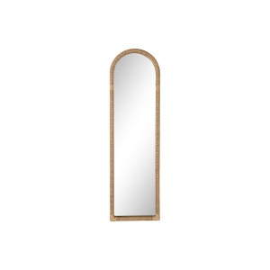 Wall mirror Home ESPRIT Natural Crystal Scandi 48,5 x 4,5 x 170 cm