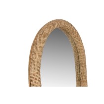 Wall mirror Home ESPRIT Natural Crystal Scandi 48,5 x 4,5 x 170 cm