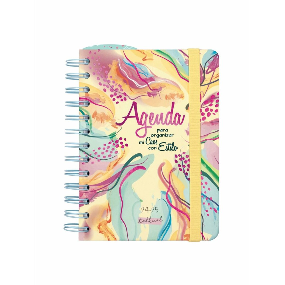 Agenda Finocam Talkual Style Multicouleur 1/8 12 x 16,9 cm 2024-2025