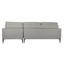 Chaise Longue DKD Home Decor Grau Polyester Metall (240 x 160 x 85 cm)