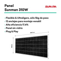 Selbstinstallierbares Solar-Kit Tornasol Energy KitPlug&PlayFlex300 300 W IP68