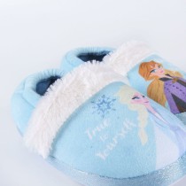 House Slippers Frozen Light Blue